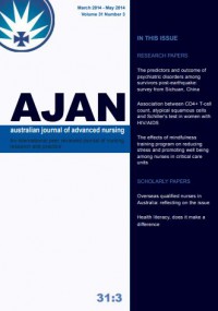 AJAN (Australian Journal Of Advanced Nursing) Vol. 31 No.3
