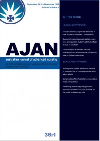 AJAN (Australian Journal Of Advanced Nursing) Vol. 36 No.1
